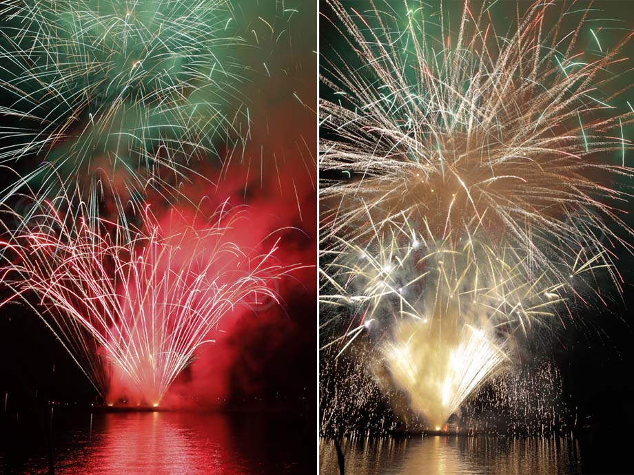 Feuerwerkfotografie am Seenachtsfest in Küssnacht